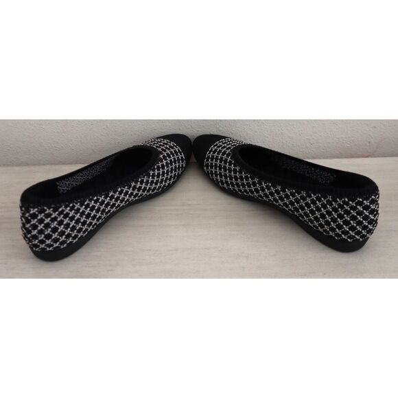 VIVAIA WMN Sz 37 US 6.5 Black Tweed Tamia Walker 2.0 Almond-Toe Ballet Flats - Picture 8 of 12